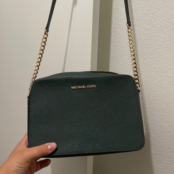 Green Michael Kors Crossbody - Picture 1 of 4